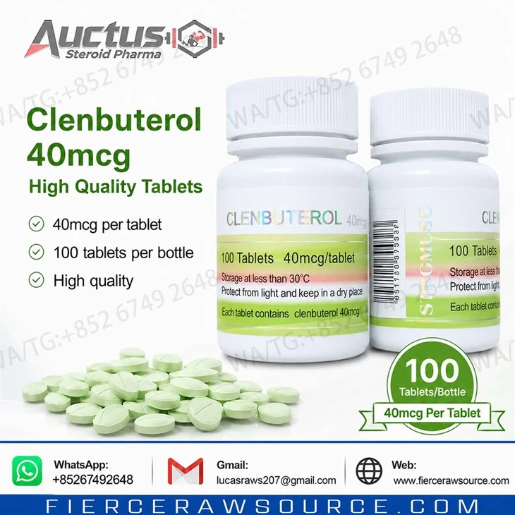 40mcg Clenbuterol Bulk Tablet Manufacturing Supplier